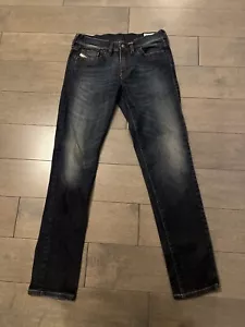 Jeans Diesel Uomo Ronhoir Regular Bootcut Blu Scuro Taglia 27x30 - Foto 1 di 11