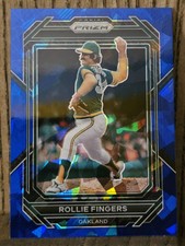 ROLLIE FINGERS 2023 Prizm Baseball BLUE CRACKED ICE PRIZM #272 Oakland Athletics