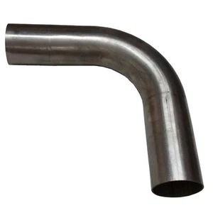90 Grad Edelstahl Bogen 45mm V2A 44,5 , Auspuffbogen Auspuffrohr Abgas Rohrbogen - Afbeelding 1 van 2