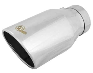 aFe Diesel Exhaust Tip Bolt On Polished 4in Inlet x 6in Outlet x 12in Length - Picture 1 of 8