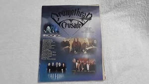 Promethean Crusade #8 metal zine Doro Halford Dark Tranquility Destruction - Imagen 1 de 7