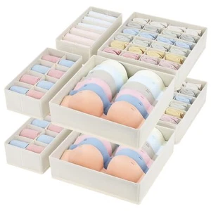 Drawer Organizer Clothes - Foldable Underwear Organizer and Sock Organizer So... - Picture 1 of 7