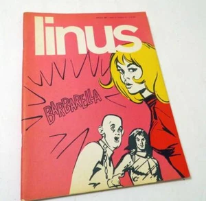 LINUS COMIC ART MAGAZINE - ITALIAN TEXT VOL 3 N0 31 1967 PEANUTS, BARBARELLA ETC - Picture 1 of 6