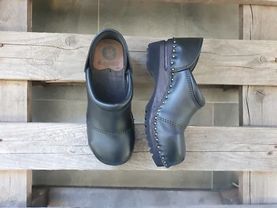 Zuecos suecos Troentorp Picasso negros talla EE. UU. mujer 5 / UE 35 Foto 1 de 4