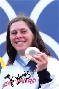 WOODS Kimberley - GBR - Olympia 2024 - Canoalalom - BRONCE - 3.OS 24 - Foto firmada - Imagen 1 de 1