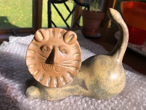 David Stewart LION Vase mcm Valley Pottery - Bild 1 von 9