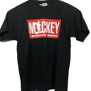 Walt Disney Mickey Mouse Admit One T-Shirt Herren XL schwarz hergestellt in den USA Einzelnaht - Bild 1 von 5