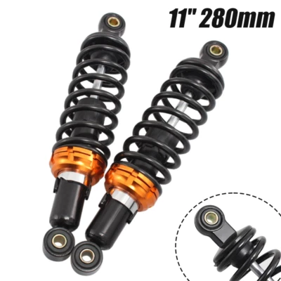 Amortiguador trasero universal 280 mm 11"" moto para Harley Honda Yamaha Foto 1 de 4