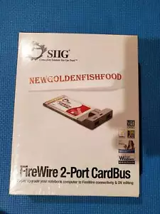 SIIG FireWire CardBus Dual New Sealed. - Picture 1 of 2