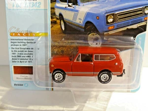 JOHNNY LIGHTNING - RED METALLIC - 1979 INTERNATIONAL SCOUT II WITH TOW HITCH - Picture 1 of 5