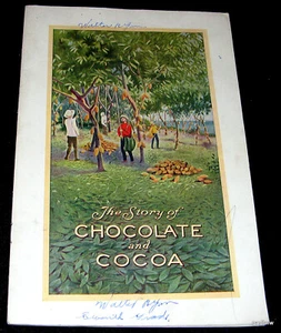 HERSHEY 1926 STORY OF CHOCOLATE AND COCOA PICTORIAL ADVERTISING BOOKLET FACTORY - Picture 1 of 8
