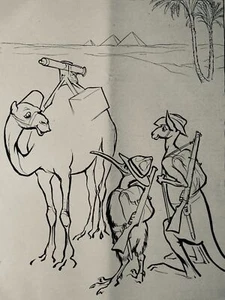 1940 Original Print WW2 AUSTRALIA & NEW ZEALAND IN AFRICA - Picture 1 of 2