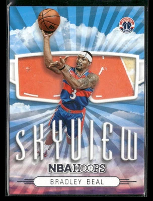 2022-23 Hoops #17 Bradley Beal Skyview Washington Wizards - Image 1 of 2