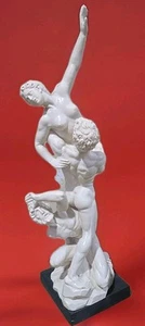 Vintage 19" A.Santini "Rape of The Sabine Woman" Sculpture Made in Italy - Picture 1 of 5