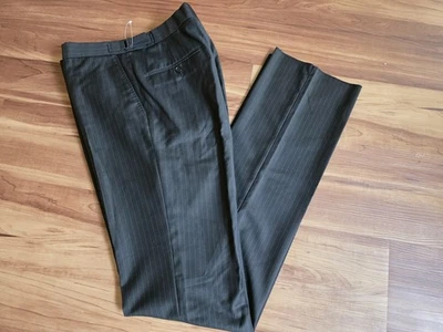 Pantalón Ralph Lauren Etiqueta Negra Lana A Rayas - Talla 34 Foto 1 de 4