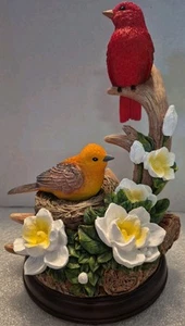 Bradford Exchange Splendid Tanagers Nature's Masterpieces Singvogel Skulptur - Bild 1 von 19