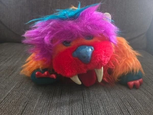 MY PET MONSTER GWONK Plush Stuffed Animal Hand Puppet Toy Vintage 1986 AMTOY - Picture 1 of 12
