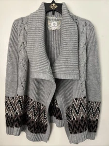 Element Wrap Sweater Tribal Design Medium - Picture 1 of 6