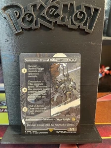 MTG Summon: Primal Odin Borderless Rare 0365 Final Fantasy NM - Picture 1 of 2