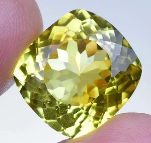 Natural 6.60 Ct Yellow Sapphire Cushion Shape Certified Loose Gemstone With Gift - Picture 1 of 8