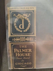 Copertina libro di fiammiferi - Palmer House Chicago IL - Foto 1 di 2