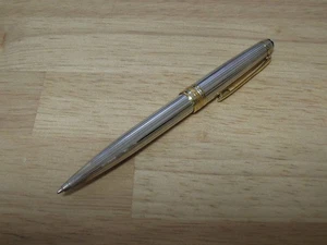 Montblanc Ballpoint Pen Meisterstuck Solitaire 1648 Sterling Silver Classic - Picture 1 of 7