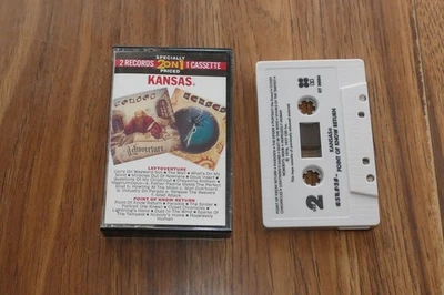 Kansas - Leftoverture & Point Of No Return - Cassette - Test Played - Image 1 of 4