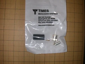 TIMES MICROWAVE SYSTEMS TC-200-BM TYPE BNC MALE CONNECTOR FOR LMR-200 3190-225 - Picture 1 of 3