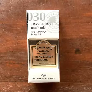 Traveler's Factory Notizbuch Messingclip TRC Logo Muster - Bild 1 von 5