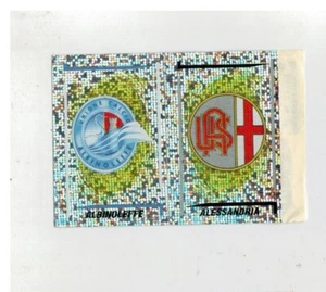 FIGURINE CALCIO 1998/99 EDIZIONI PANINI :SCUDETTI  ALBINOLEFFE E ALESSANDRIA - Foto 1 di 2