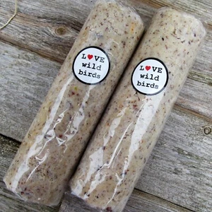 2 jumbo suet log rolls refills 4 wild garden birds best nut bird food feed - Picture 1 of 7