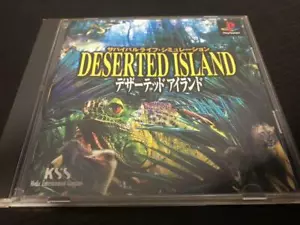 Used KSS 1996 DESERTED ISLAND Sony Playstation 1 PS1 Action & Adventure Retro - Picture 1 of 12