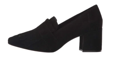 Zapatos de salón clásicos Kenneth Cole New York para mujer de cuero macey punta cuadrada NEGROS / 5 Foto 1 de 4