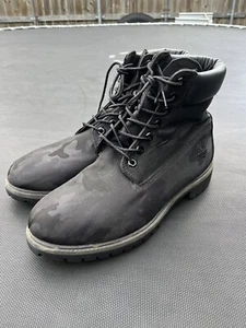 Timberland Premium 6-Inch Waterproof Work Boot - Black Camo Size 11 Men’s - Picture 1 of 12