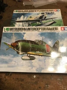 Lot of Tamiya WWII Japanese Models (A6M2 & J2M3)...1/48 Scale ...MINT - Picture 1 of 5