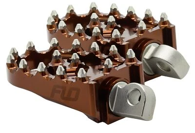 FLO Motorsports Moto Style Footpeg 套装 青铜 2x3.125 英寸 FPEG-800BRZ — 第 1/2 张图片