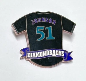 Randy Johnson Pin Jersey Arizona Diamondbacks Baseball Black - Picture 1 of 2