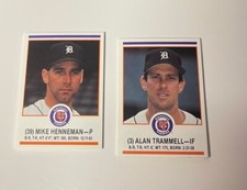 1988 Detroit Tigers Police Set Singles You Pick