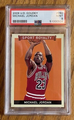 Upper Deck Goudey 2009 "Micheal Jordan" #260 Chicago Bulls ¡PSA 9! | ¡COMO NUEVO! Foto 1 de 4