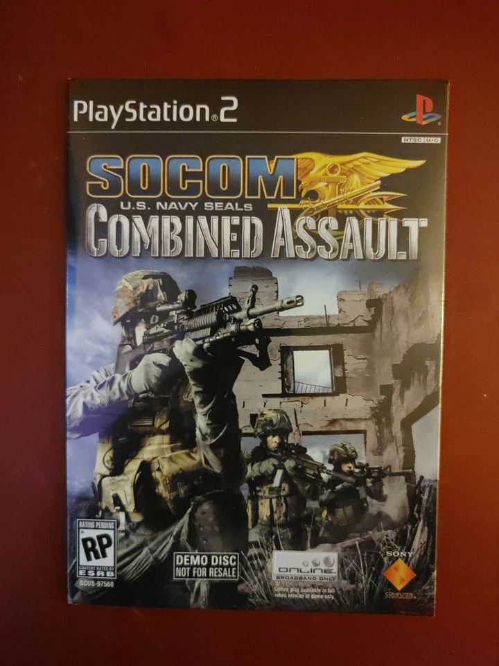 SOCOM: U.S. Navy SEALs -Combined Assault (Sony PlayStation 2/PS2) DEMO DISC/NEW - Image 1 of 1