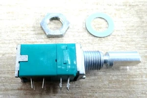 Alps miniature stereo 50k PCB switched potentiometer push switch 2 gang 47k 503B - Picture 1 of 6