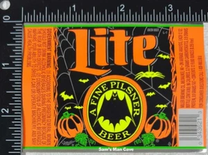 Miller Lite A Fine Pilsner Beer Label - WISCONSIN - Picture 1 of 1