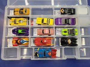 12pc Lot SCALEXTRIC AUTO WORLD HO Slot Car Justice League DC Batmobile Batman - Picture 1 of 14