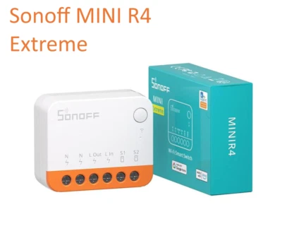 SONOFF MINI R4 EXTREME WIFI SMART COMPATIBILE ALEXA GOOGLE HOME CONTROLLO APP