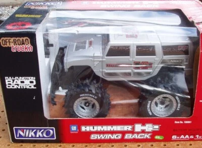 RADIO CONTROL TRASERO OSCILANTE NIKKO HUMMER H2 R/C TODOTERRENO MODELO 1:18 180081 SIN USAR Foto 1 de 4