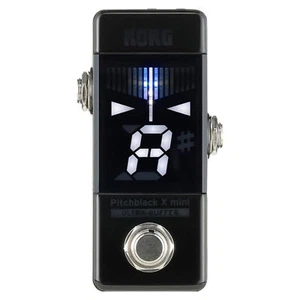 Korg PBXMINI Pitchblack X Mini Guitar Pedal Tuner, 1/4 Jack, Black - Picture 1 of 4