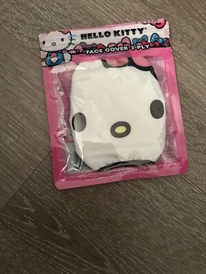 Hello Kitty 1 Face Cover Washable Reusable Age 4+ Polyester & Cotton - Image 1 of 2