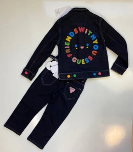 Guess x FriendsWithYou Rainbow Pride Collab / Kids Size 4 Denim Jacket & Jeans - Picture 1 of 12