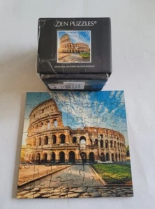 The Colosseum Zen Puzzles Artisanal Wooden 50 pc Jigsaw Puzzle 4.4 x 4.4 - Picture 1 of 2
