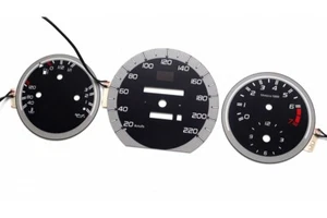 Mercedes W124 Design 1 Al Plasma Tachimetro Brillante Leva Dischi Quadranti P - Bild 1 von 7